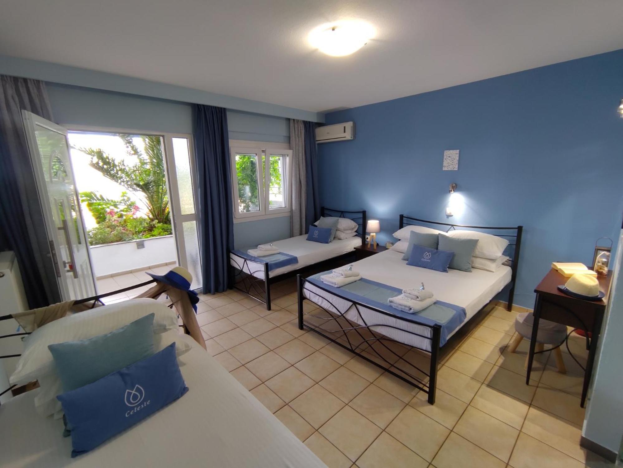 Celeste Deluxe Apartments สกาลา โปเตมิอัส ภายนอก รูปภาพ