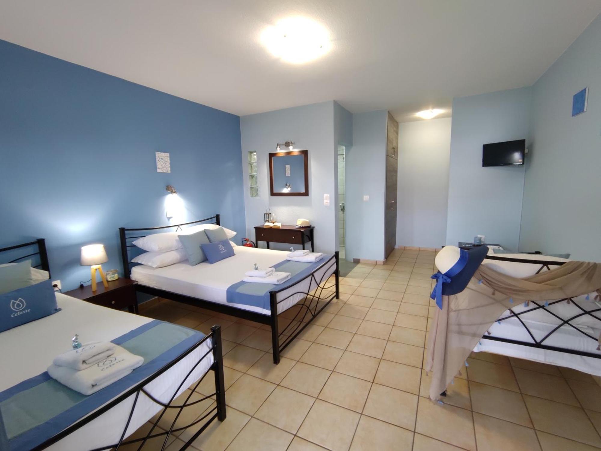 Celeste Deluxe Apartments สกาลา โปเตมิอัส ภายนอก รูปภาพ