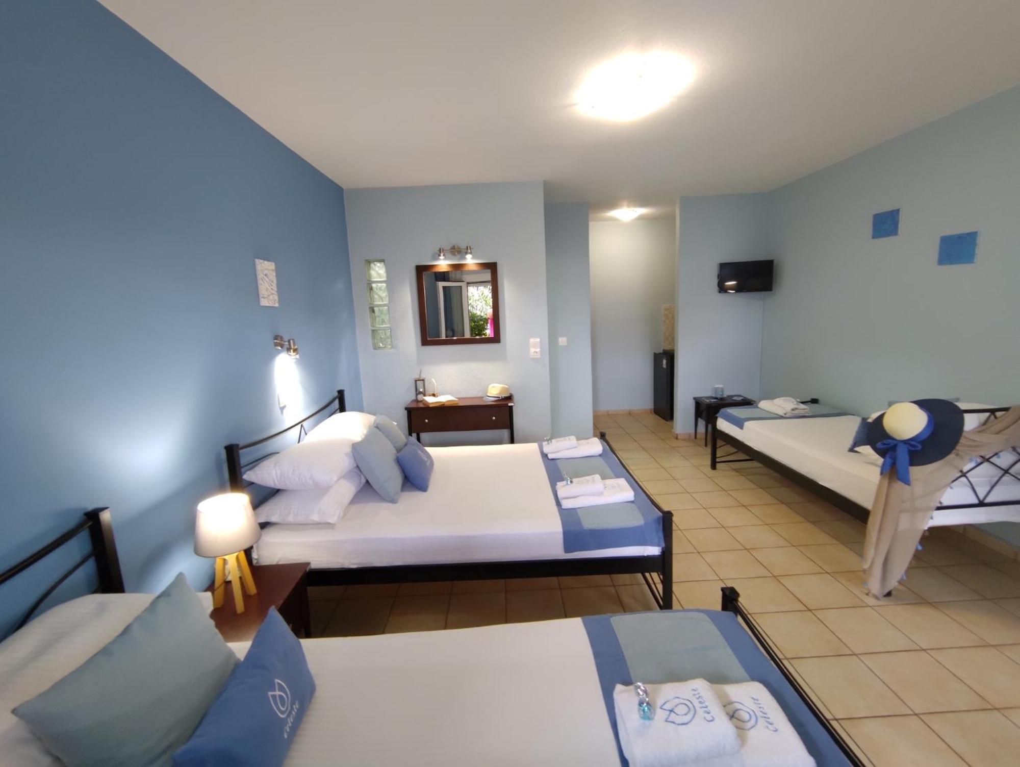 Celeste Deluxe Apartments สกาลา โปเตมิอัส ภายนอก รูปภาพ